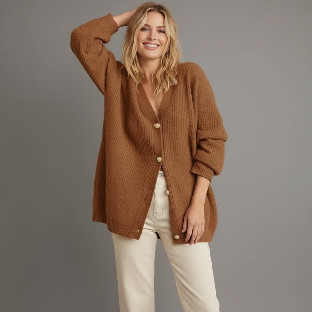 Margareth | Stylish Cashmere Cardigan