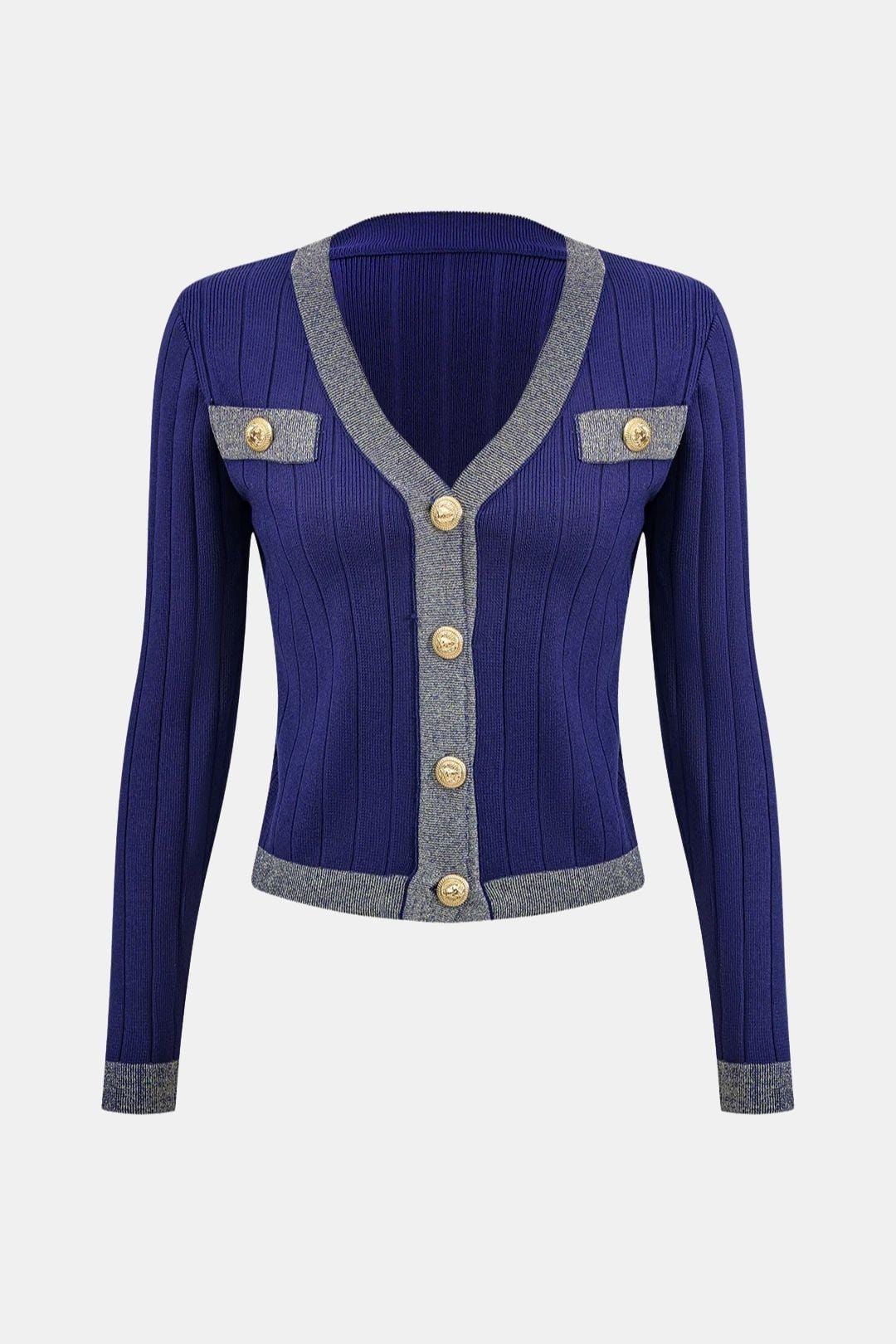 Eleonora - Knit Button Cardigan & Dress Set