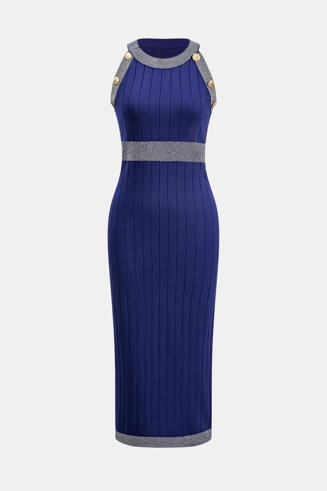 Eleonora - Knit Button Cardigan & Dress Set