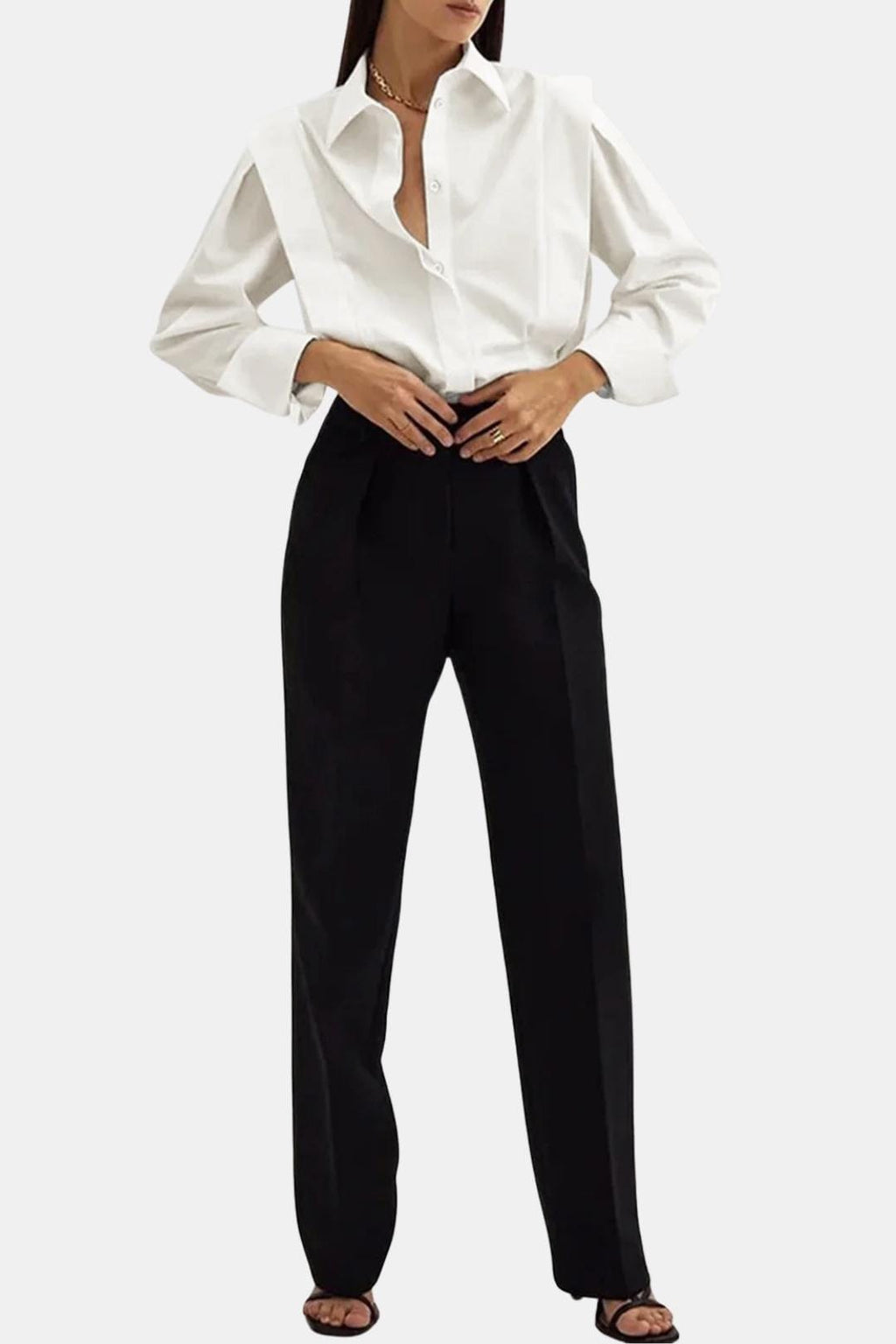 Elvira – Tailored Button Down Shirt