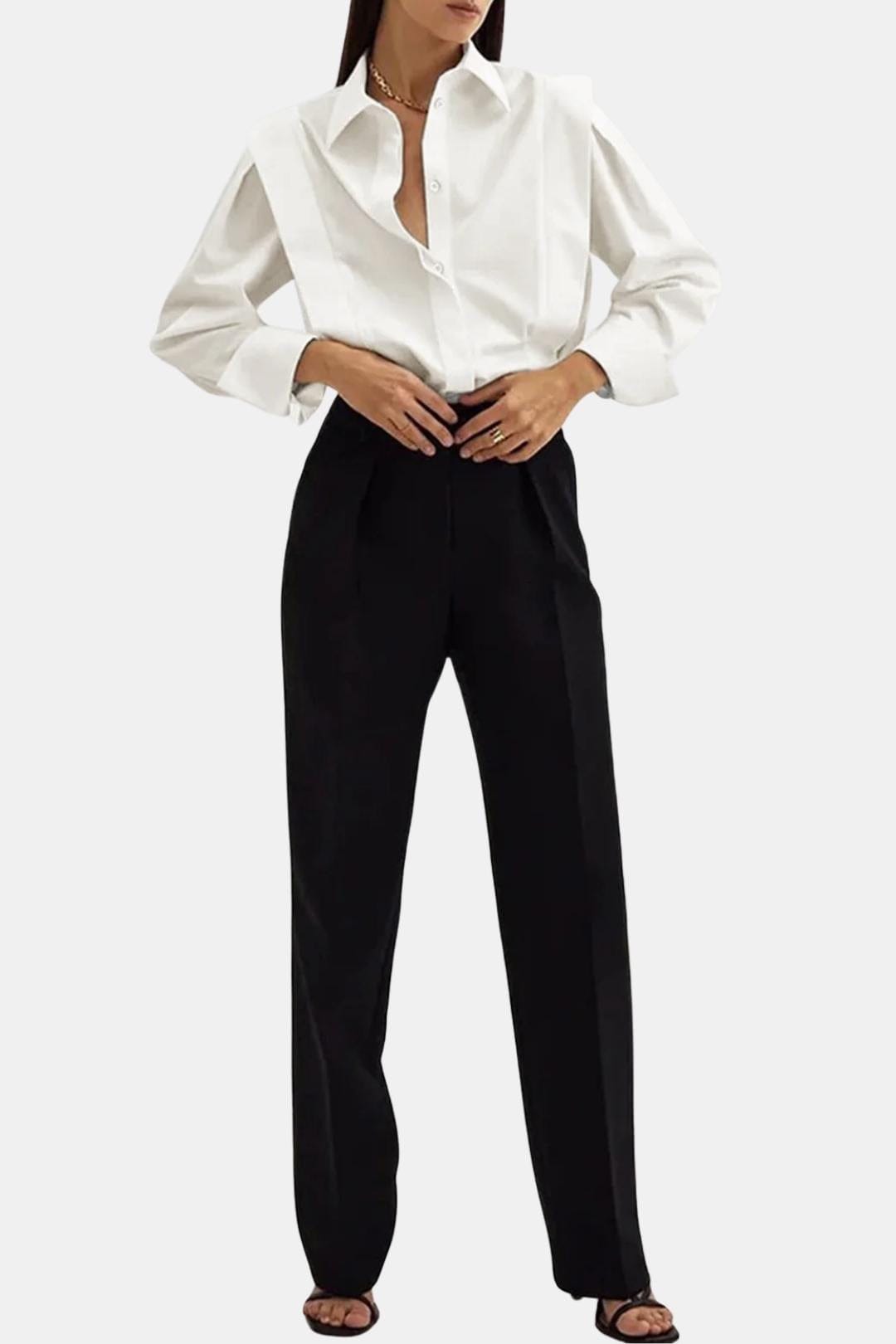 Elvira – Tailored Button Down Shirt