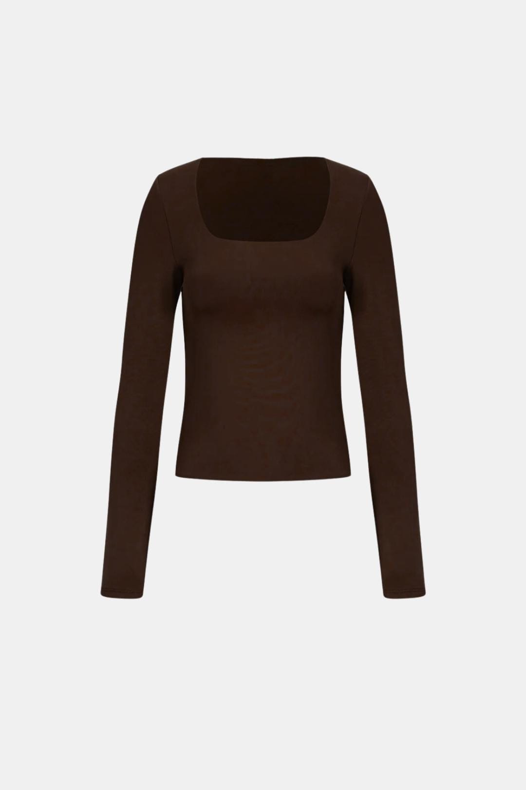 Leighton – Sculpting Long Sleeve Square-Neck Top