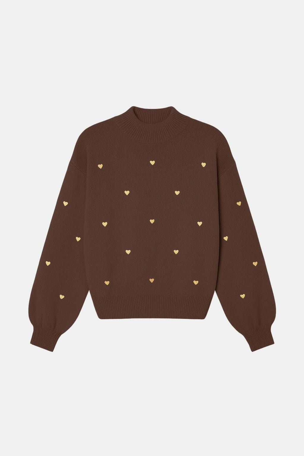 Nella – Heart Pattern Knitted Sweater