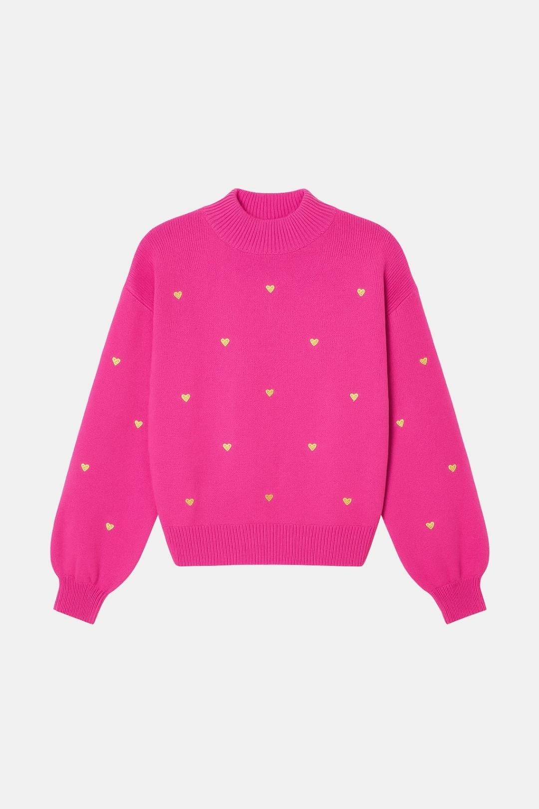 Nella – Heart Pattern Knitted Sweater