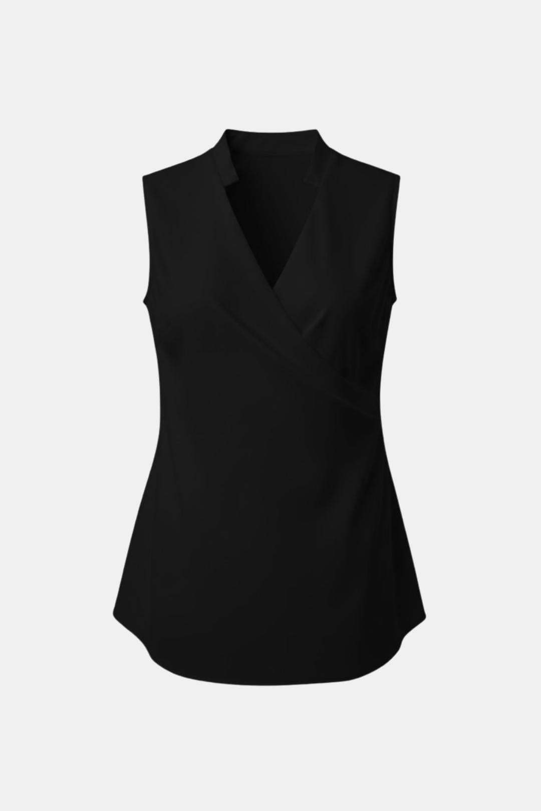 Peggy – Sleeveless V-Neck Wrap Top