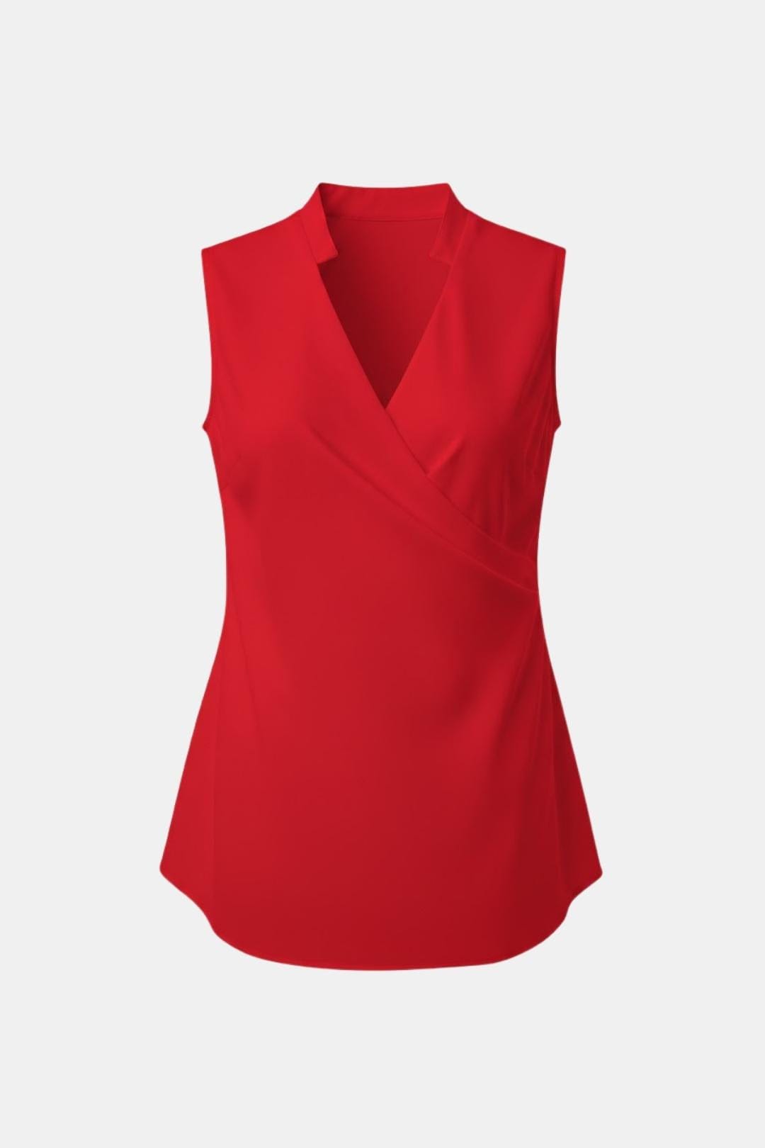 Peggy – Sleeveless V-Neck Wrap Top