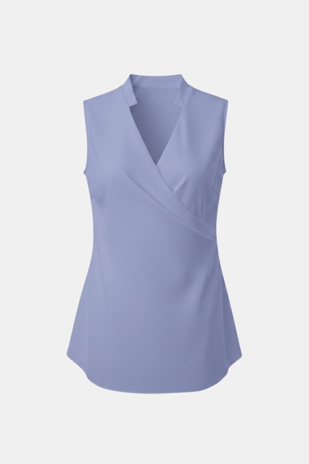 Peggy – Sleeveless V-Neck Wrap Top