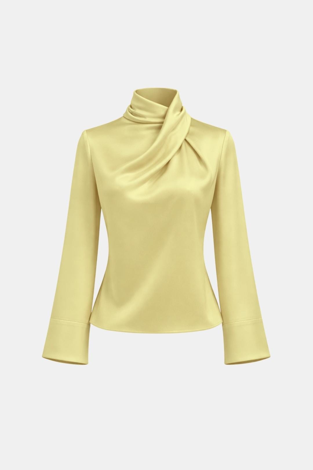 Ravella – Draped High Neck Blouse