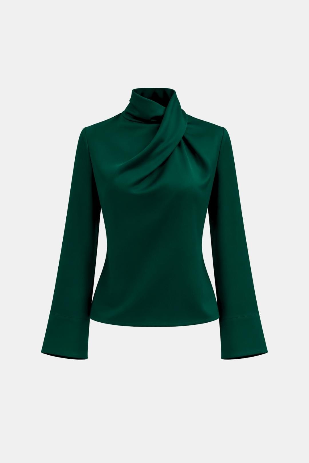 Ravella – Draped High Neck Blouse