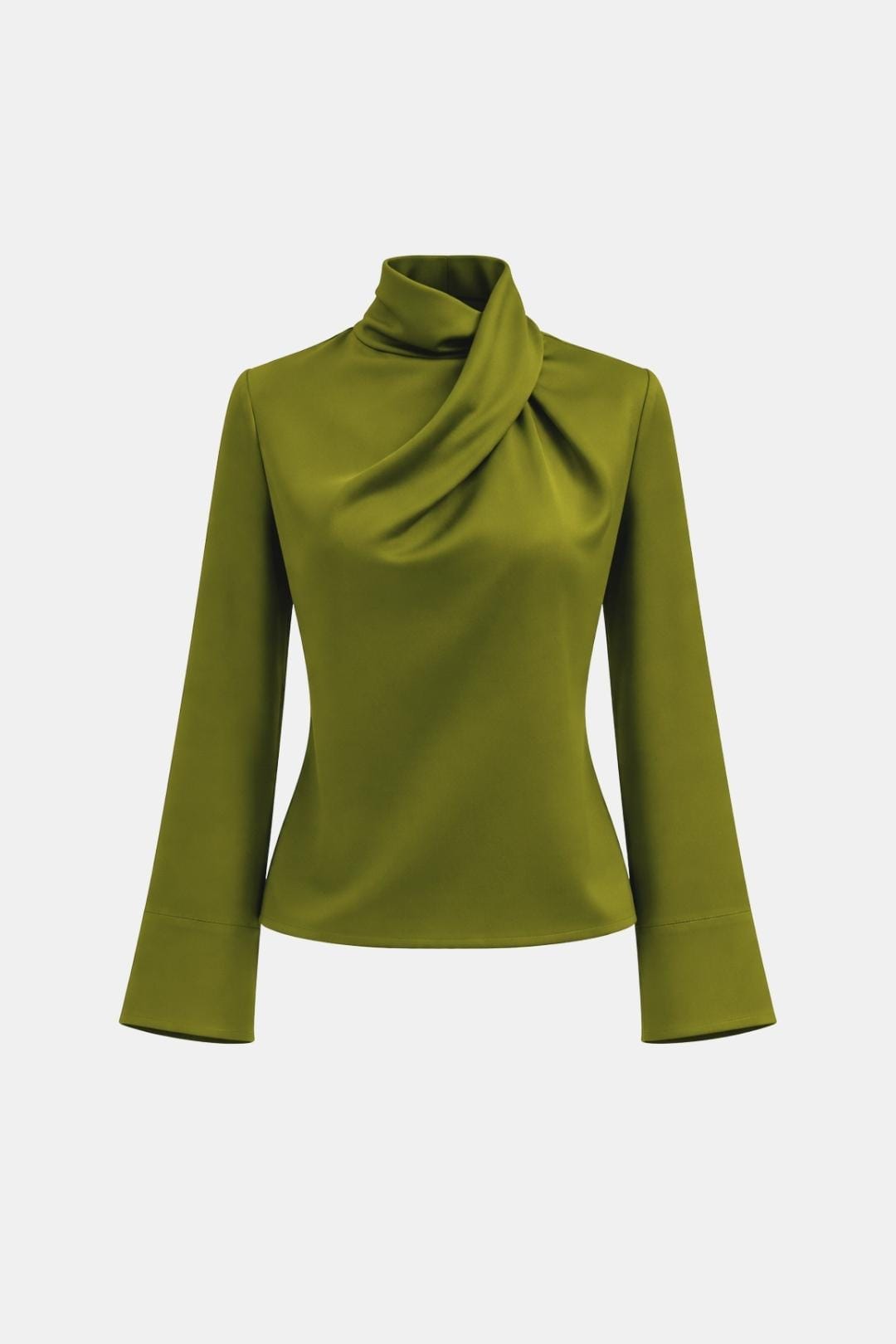 Ravella – Draped High Neck Blouse