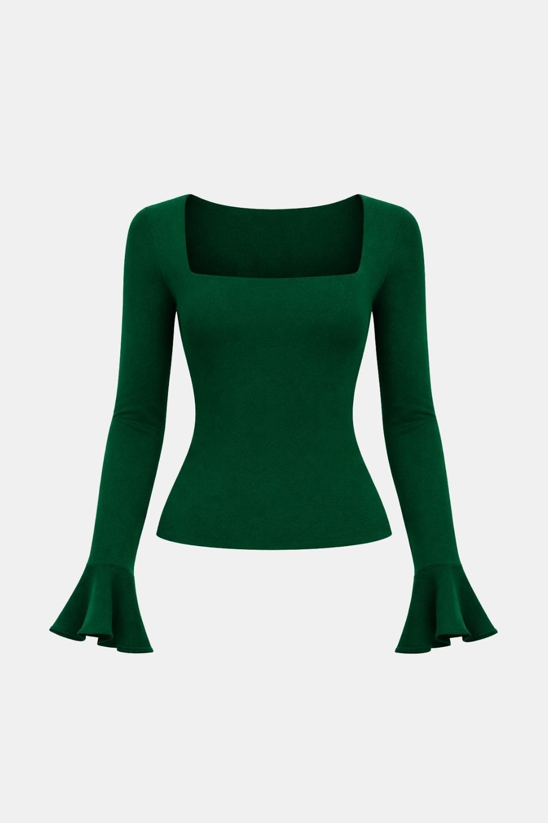 Thalassa – Square Neck Slit Flare Sleeve Tee