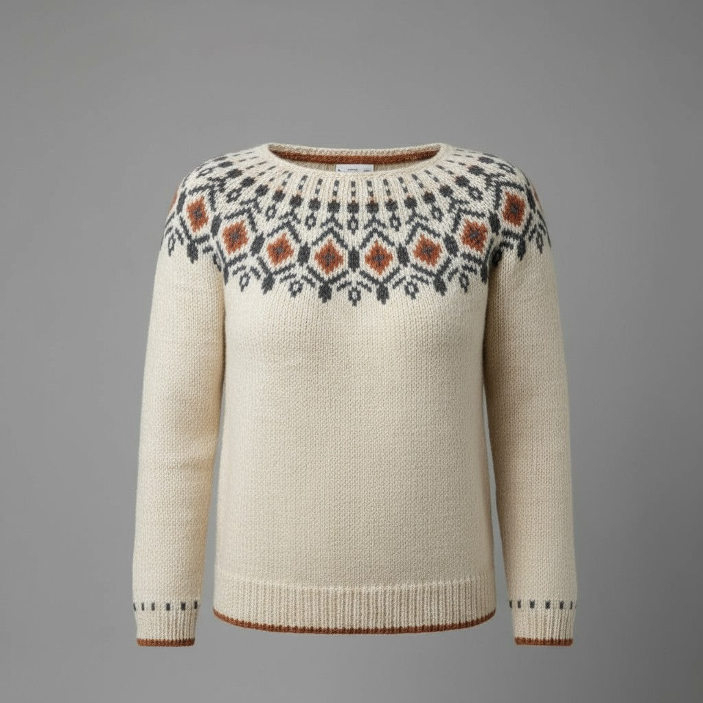 Lauren | Geometric Knit Sweater