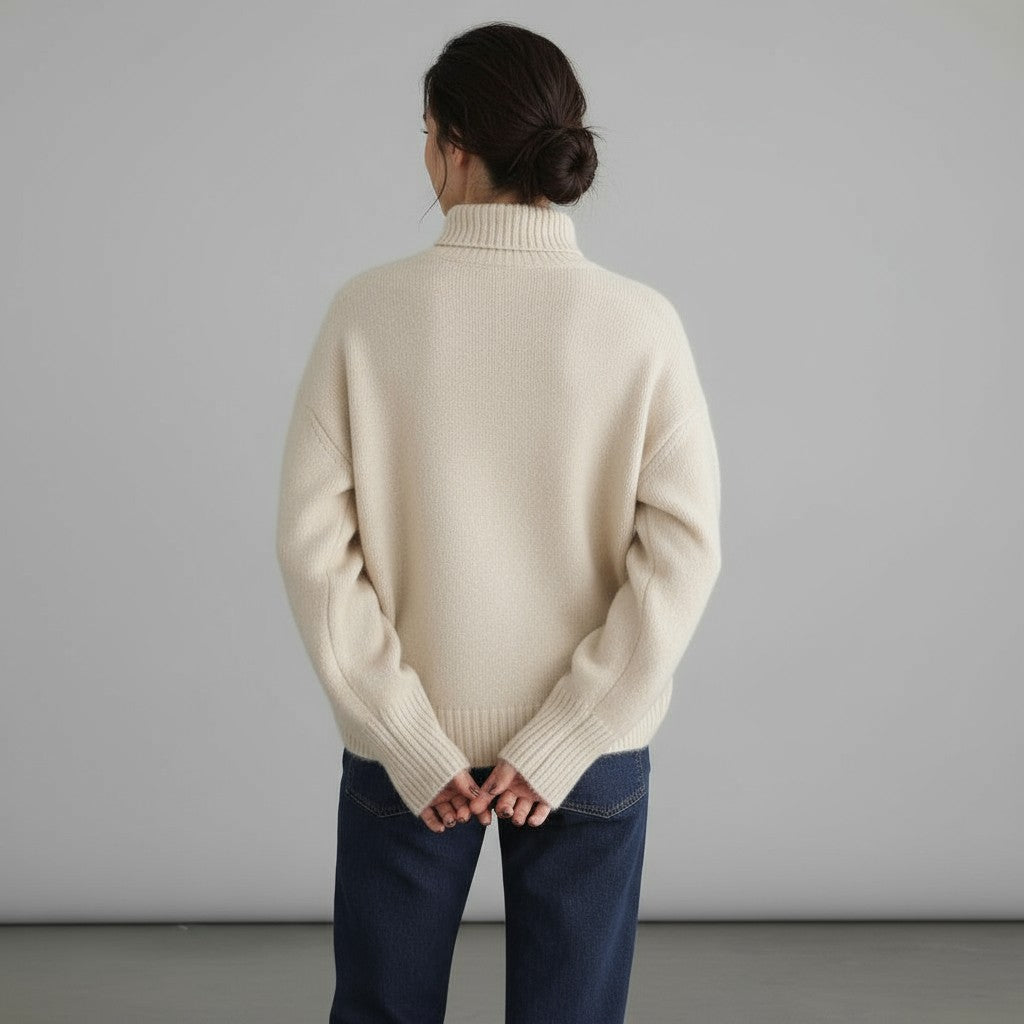 Chloe | Women's Cashmere Turtleneck Sweater