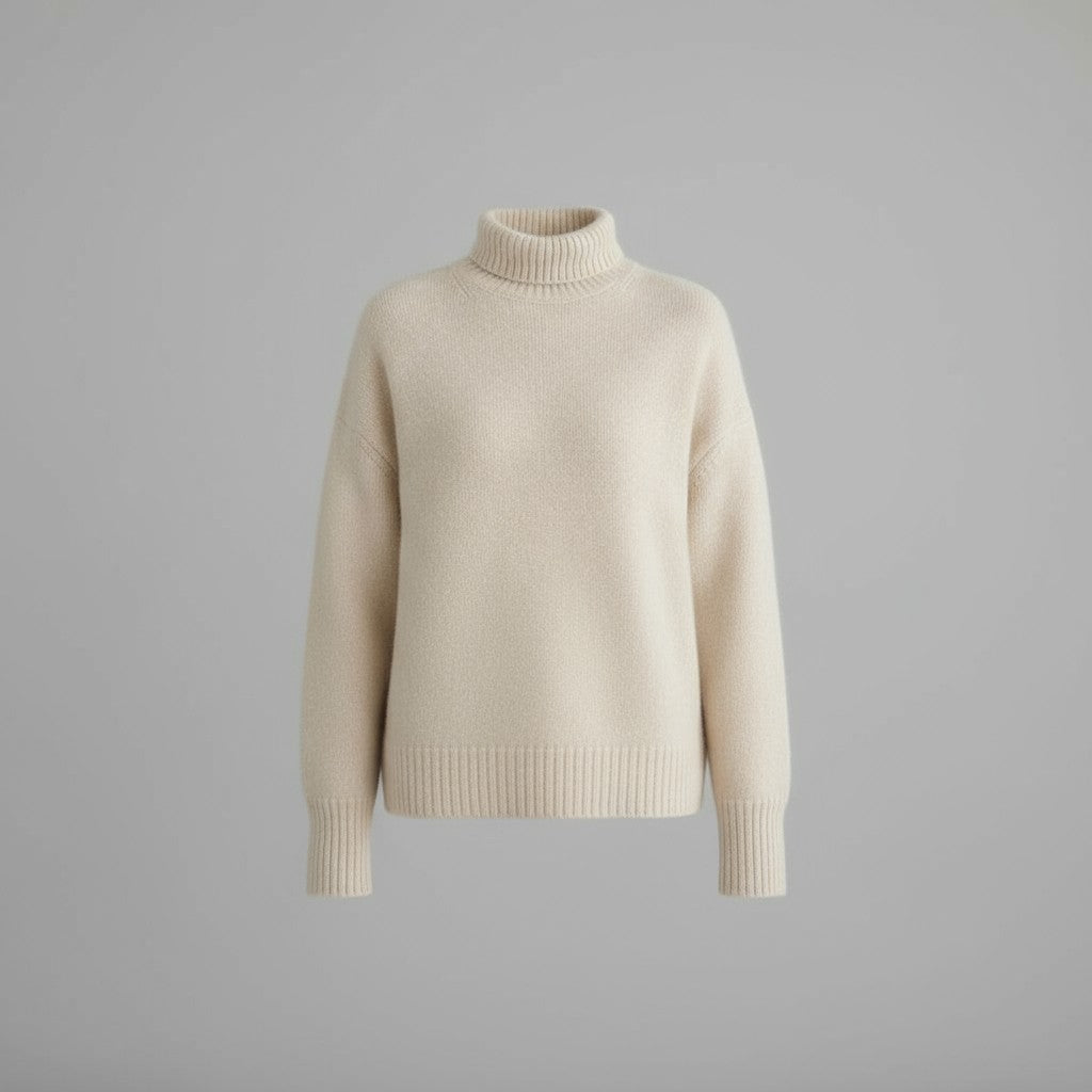 Chloe | Women's Cashmere Turtleneck Sweater